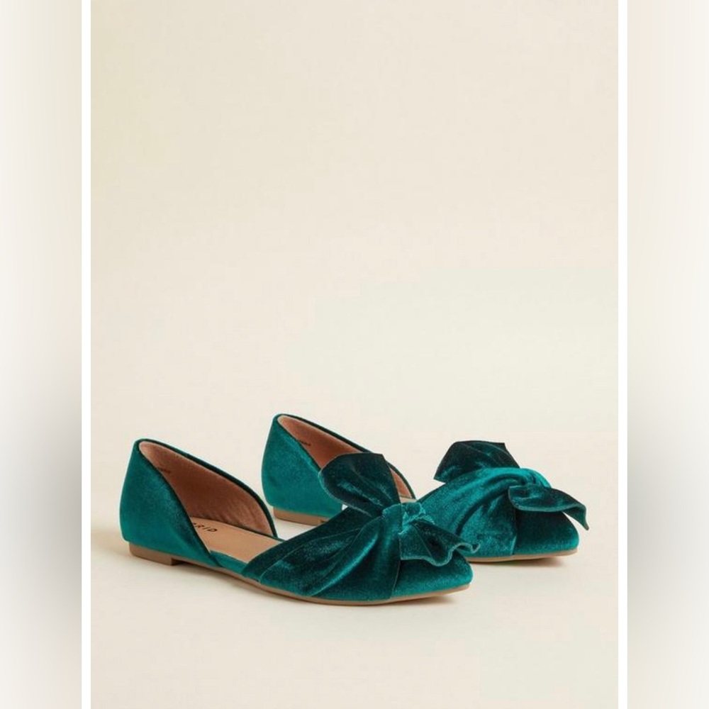 Twist Bow D’Orsay Flat- Size 8 (Wide Width)